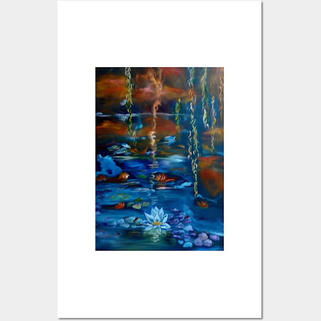 Evening at Monet's Pond Wall Art by jennyleeandjim